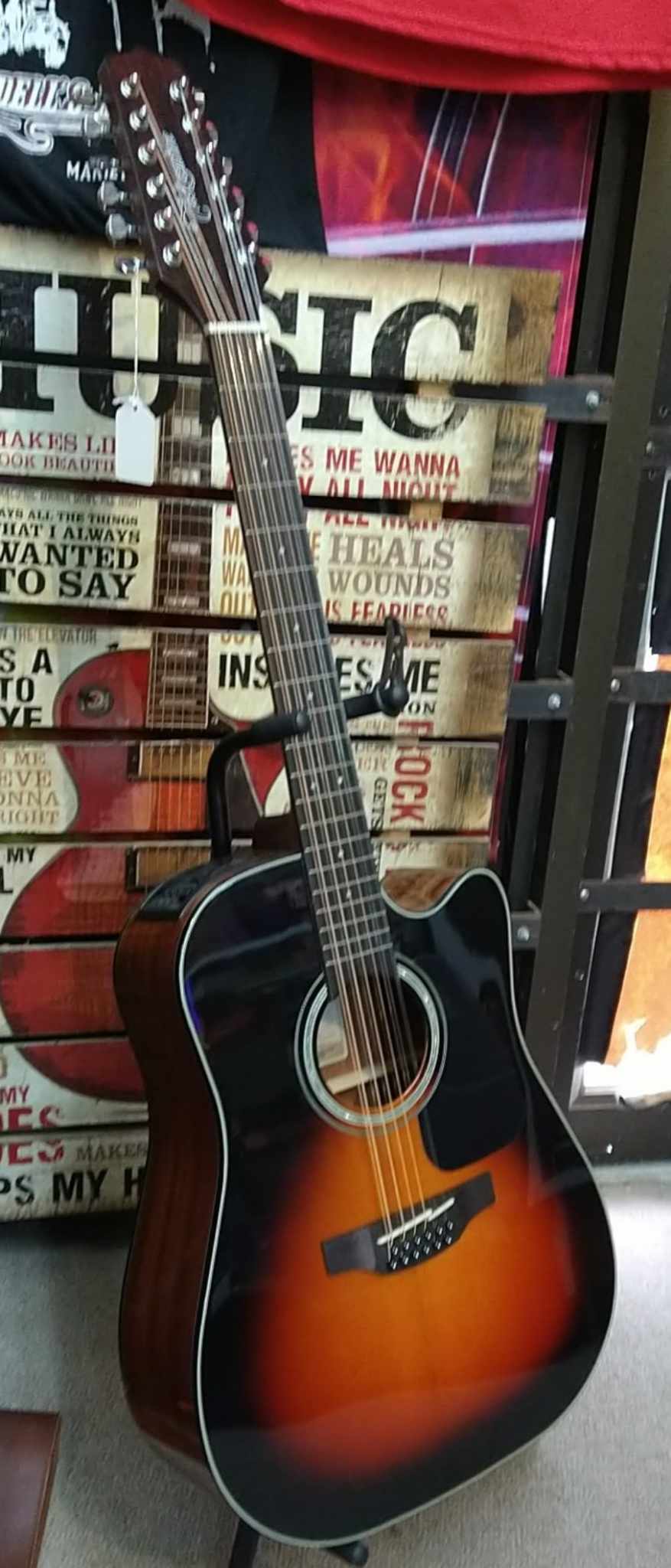 Takamine GD30CE-12 TSB G30 Series 12-String Dreadnought Cutaway Acoustic/Electric Guitar - Tobacco Sunburst