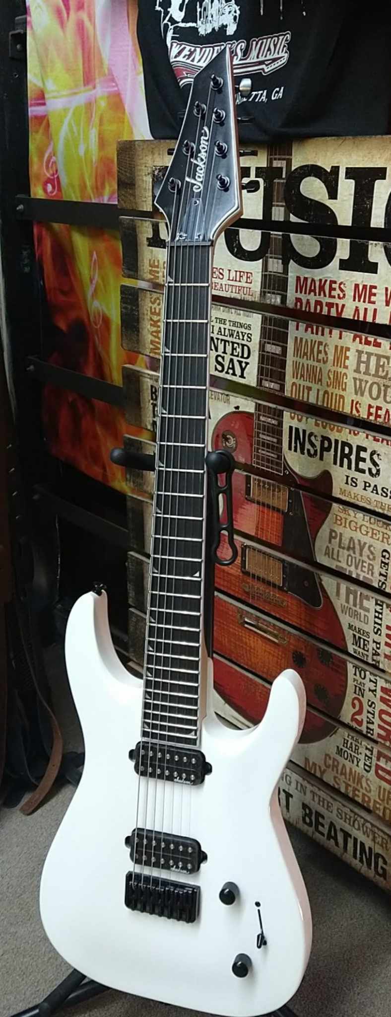 Jackson Dinky Arch Top JS32-7 DKA HT - Snow White