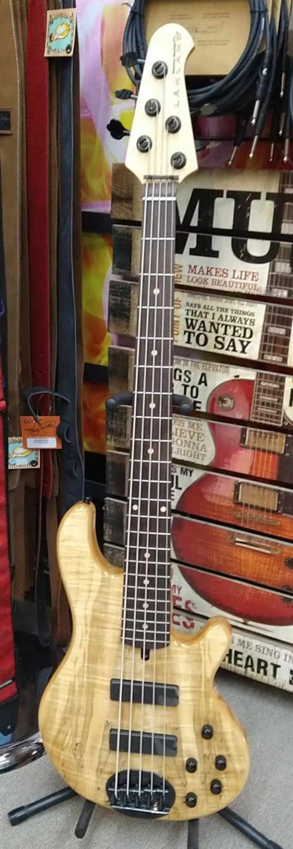 Lakland Skyline 55-01 Deluxe in Spalted Maple w/ Rosewood Fretboard