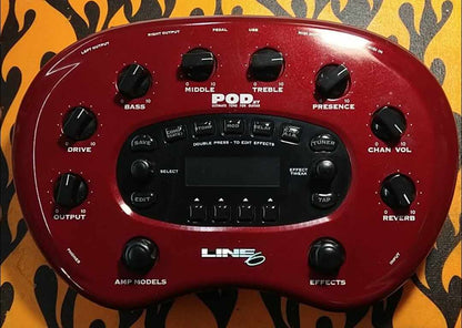 Line 6 POD XT - FBV Long Board **COMBO** - Multi-Effect, Amp Modeler, AND Foot Controller