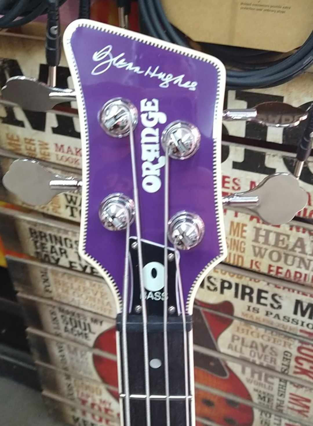 Orange O Bass - Glenn Hughes Signature Edition - in Purple w/ Gig Bag