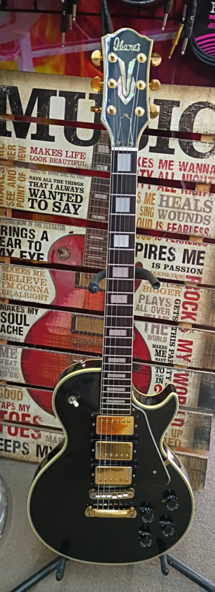 Vintage Ibanez Model 2341 Black Beauty "Law Suit Les Paul" - 1977