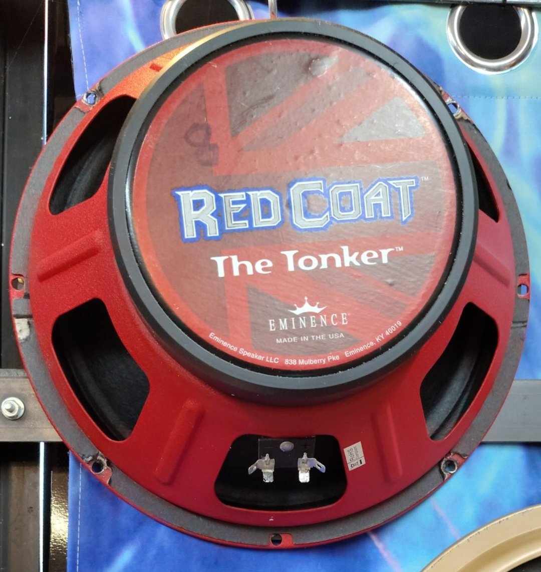 Eminence Red Coat The Tonker 12" 150w 8 Ohm Speaker 2010s - Black/Red - USED