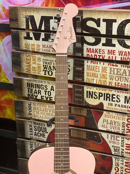 Fender Malibu Player Acoustic/Electric - Shell Pink - B-stock