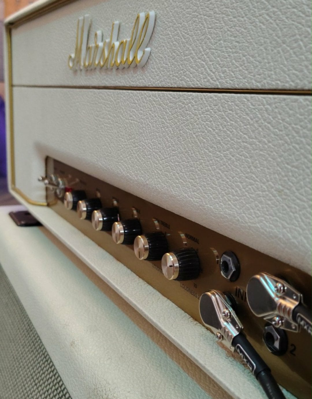 Marshall 1987X Plexi Reissue Half Stack – White Tolex – 50 Watts of Guitar Heaven – 1997 Limited Edition - (only 250 made) – Steve McKinley Approved!