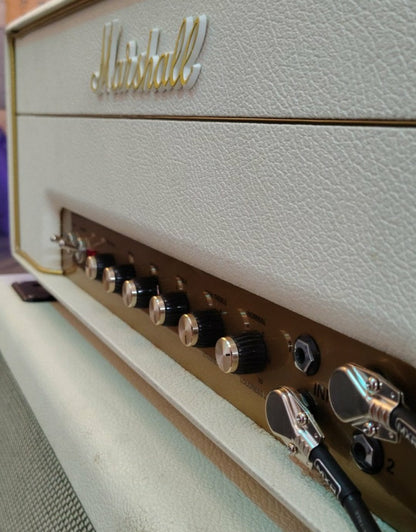 Marshall 1987X Plexi Reissue Half Stack – White Tolex – 50 Watts of Guitar Heaven – 1997 Limited Edition - (only 250 made) – Steve McKinley Approved!