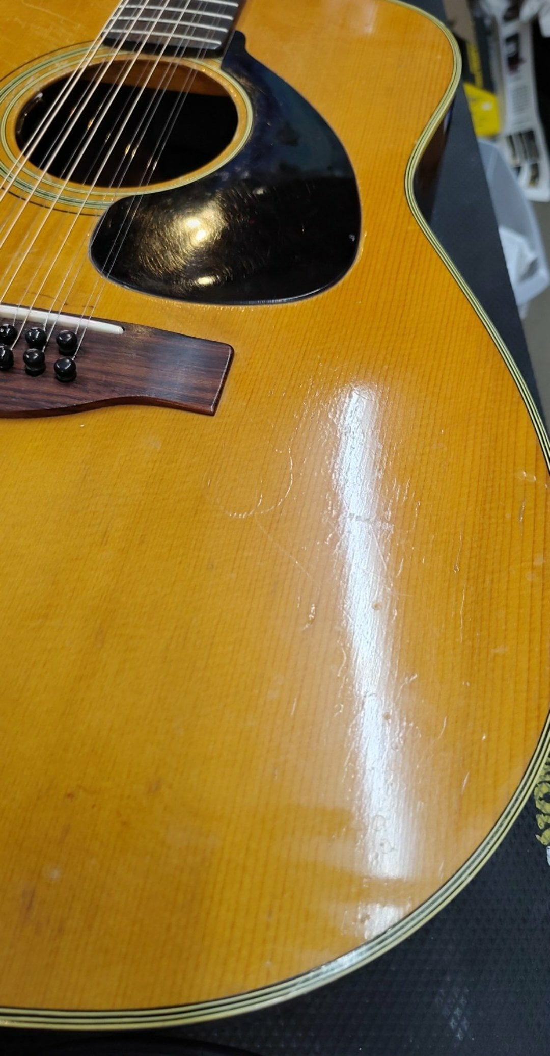 🎸 Vintage Yamaha F-230 12-String – Red Label Legend from Nippon Gakki w/ Baggs Pickup