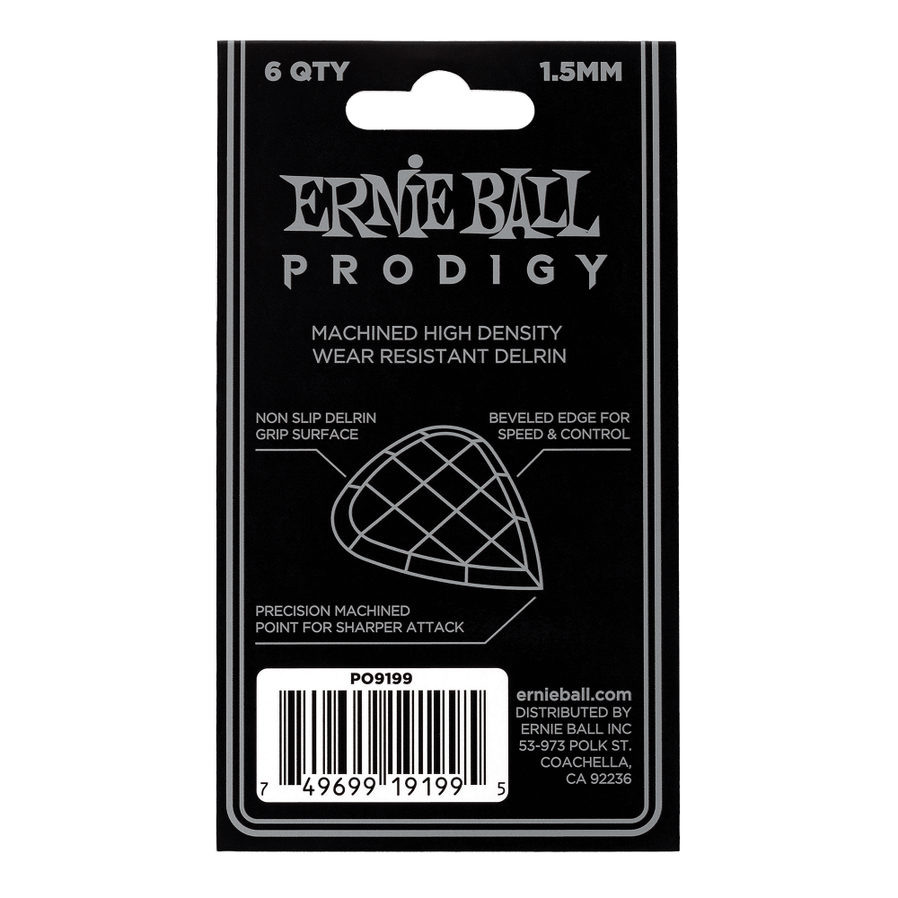 Ernie Ball Prodigy Picks 1.5MM 6-Pack