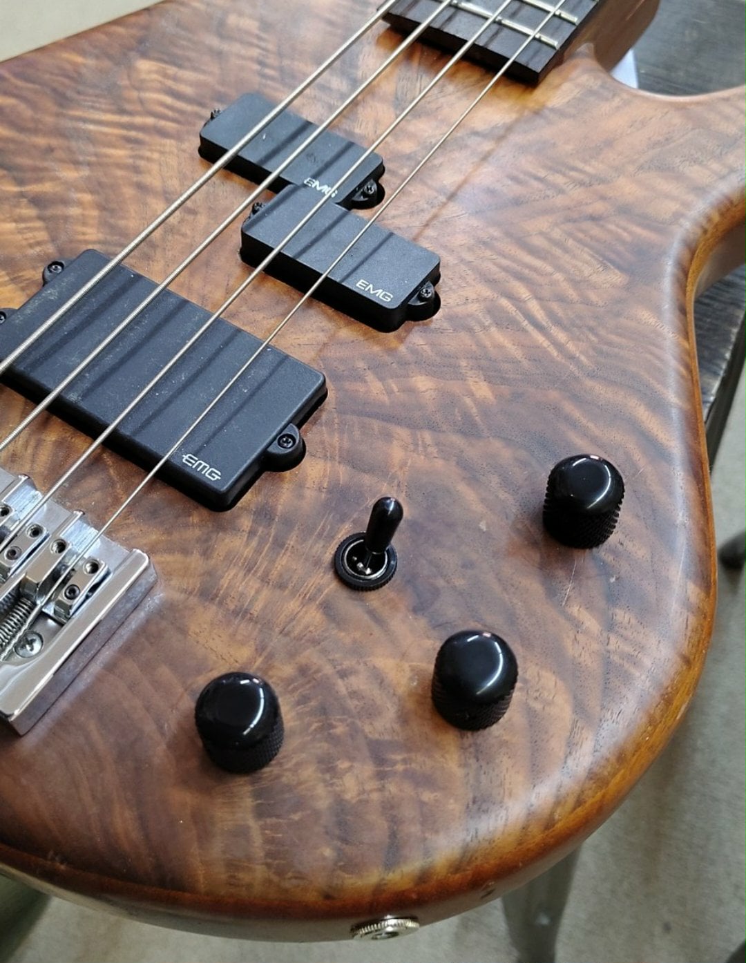 The Voodoo Master - Custom Made - One-Of-A-Kind - NOLA Bass w/EMG Pickups