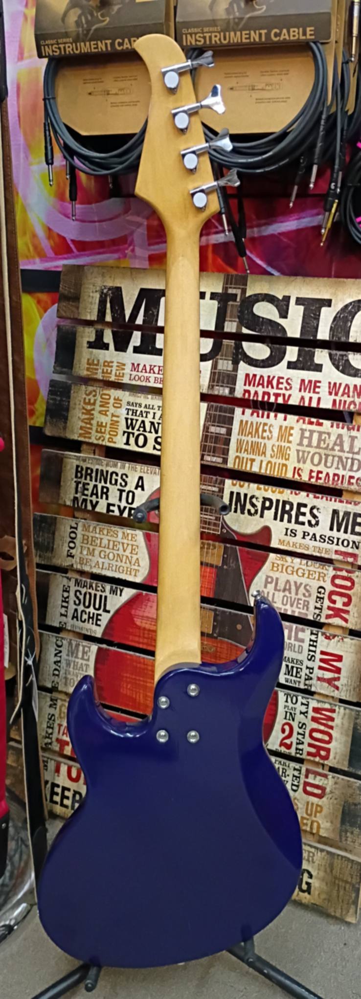 Midnight Blue Redemption: Silvertone J-Type Bass (Shockingly Good Edition)