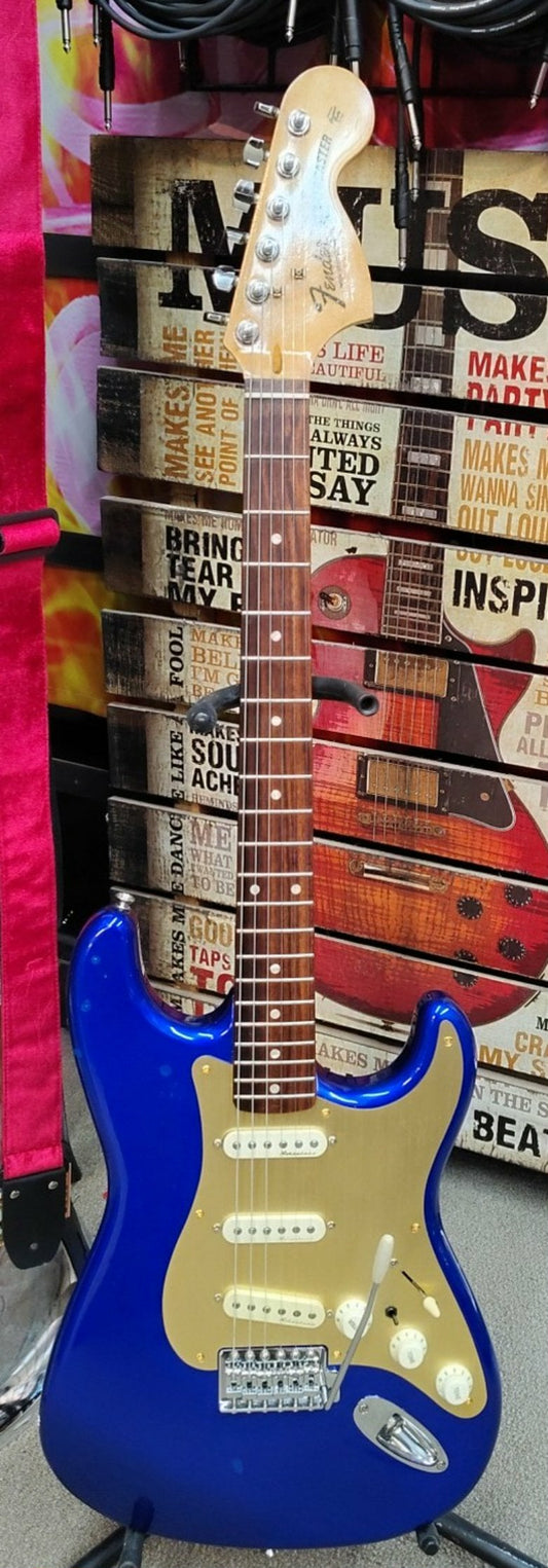 The Indigo Guild-caster – 70’s-Style Strat with Upgrades That Matter - Built from Parts. Made for Legends.