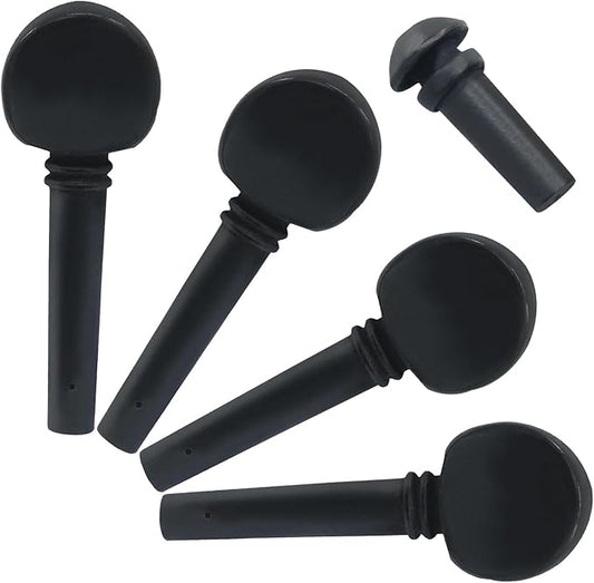 4 Pcs Wooden Violin Tuning Pegs