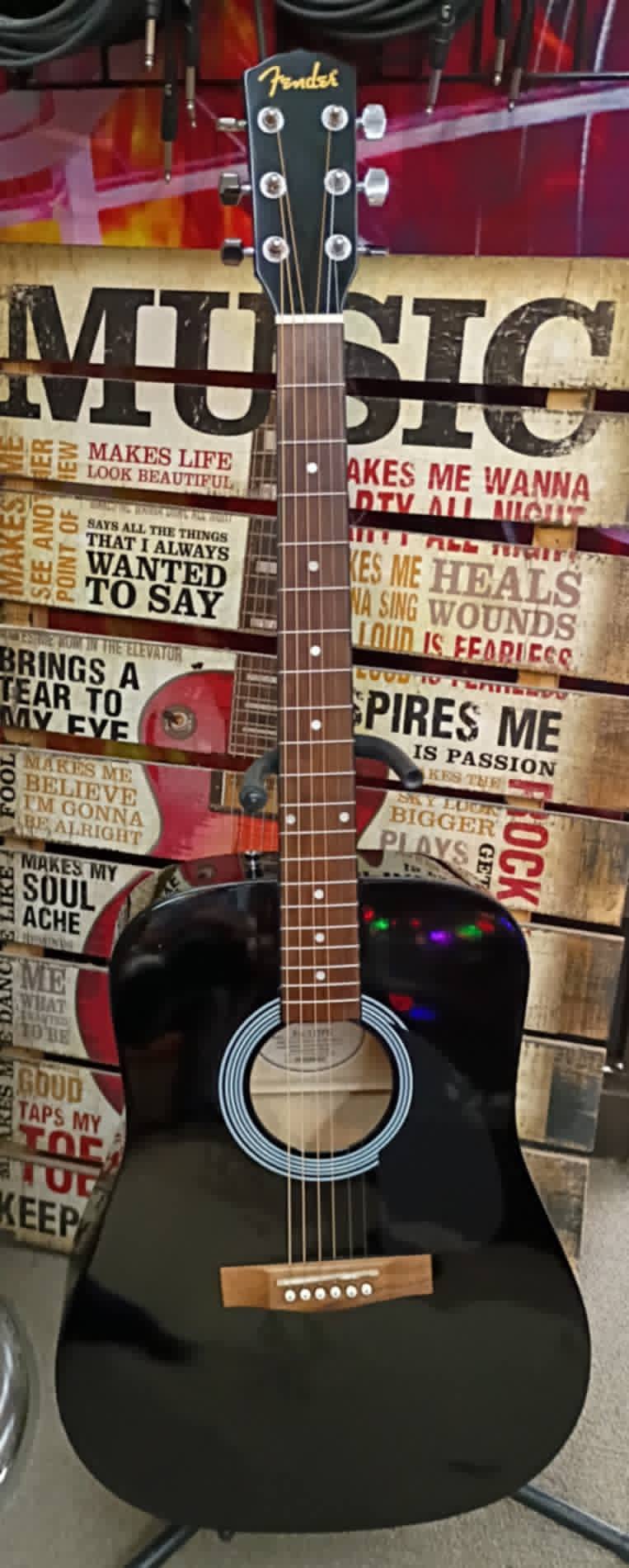 Fender FA-115 Dreadnought Acoustic Guitar • Fresh Setup • Ready to Play