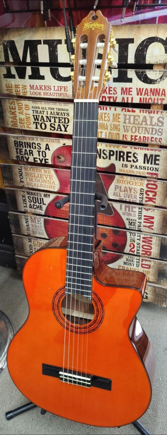 Washburn C5CE Classical Acoustic Electric - Amber - B-stock