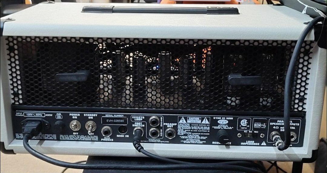 EVH 5150 III – 50W 6L6 Head in Ivory / White (Excellent Condition) - Used