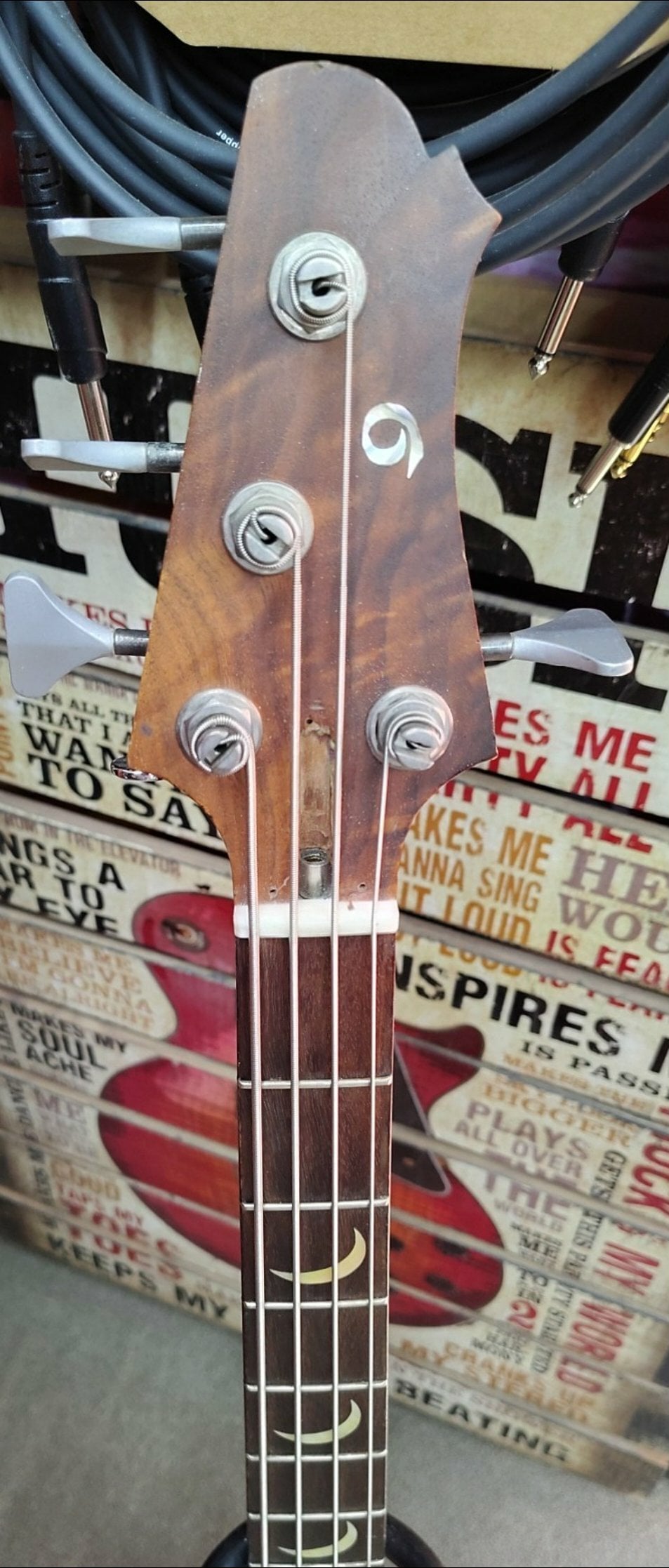 The Voodoo Master - Custom Made - One-Of-A-Kind - NOLA Bass w/EMG Pickups