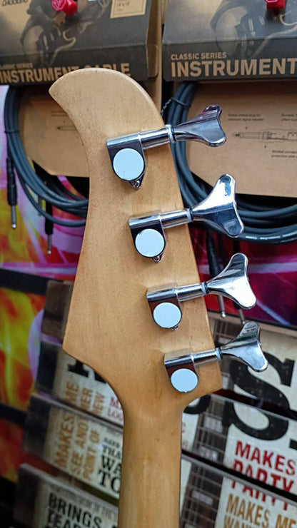 Midnight Blue Redemption: Silvertone J-Type Bass (Shockingly Good Edition)