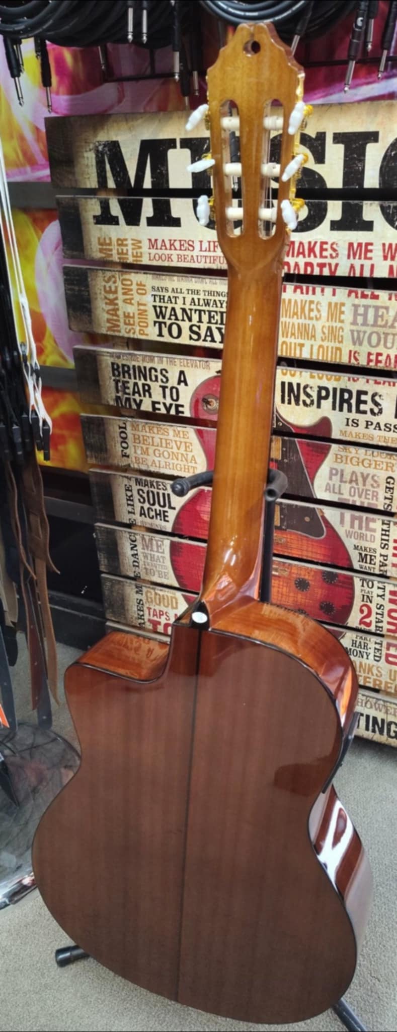 Washburn C5CE Classical Acoustic Electric - Amber - B-stock