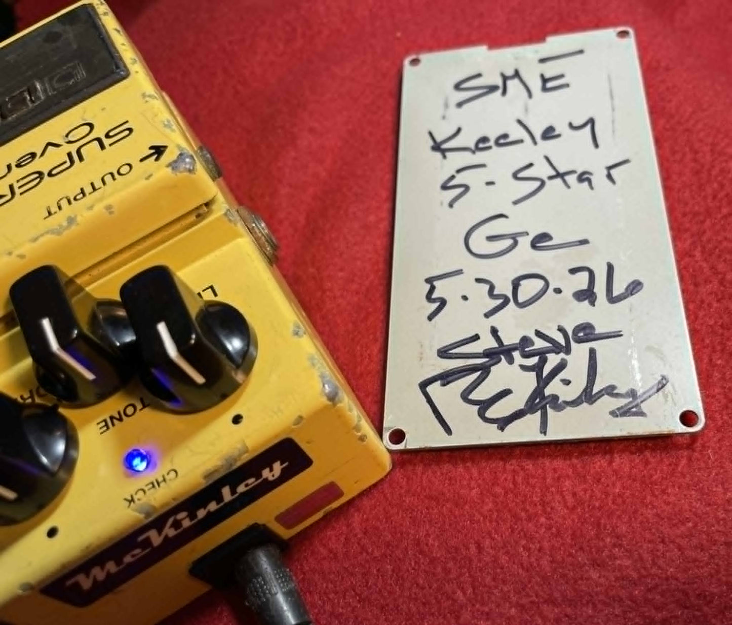 Boss SD-1 w/ Keeley-Style Germanium Mod – Silver Label Platform