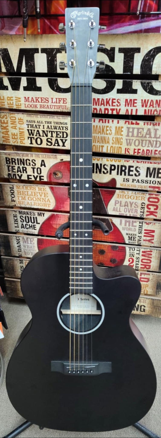 Martin X Series Special 000C-X1E Acoustic-Electric – Black Beauty, Mint Condition