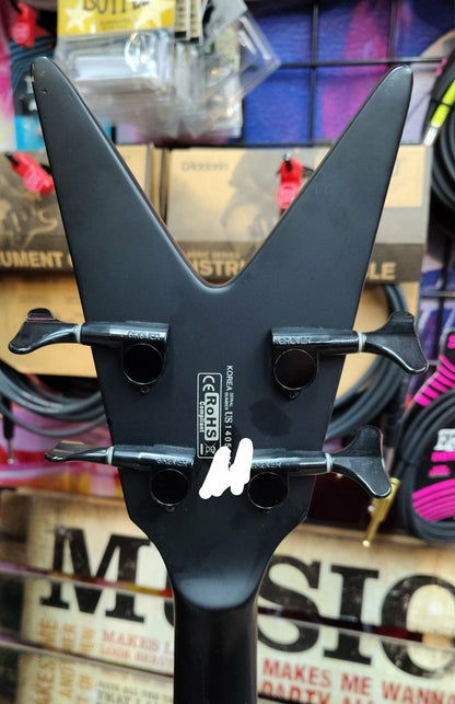 Dean Stealth Flying V Bass – 2014 – EMGs, Clean, and Mean