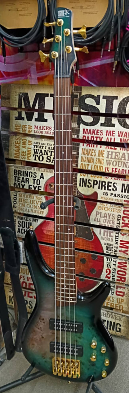 🌊🔥 Ibanez SR405EPBDX – Tropical Seafloor Burst (Super Clean, Possibly Rare)