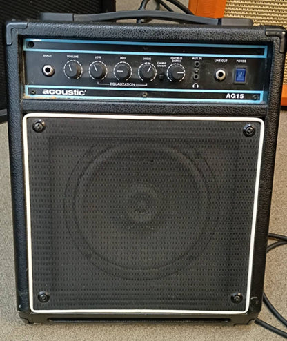 Acoustic AG15 Mini Acoustic Guitar Amp – Small Box, Surprisingly Loud - Used