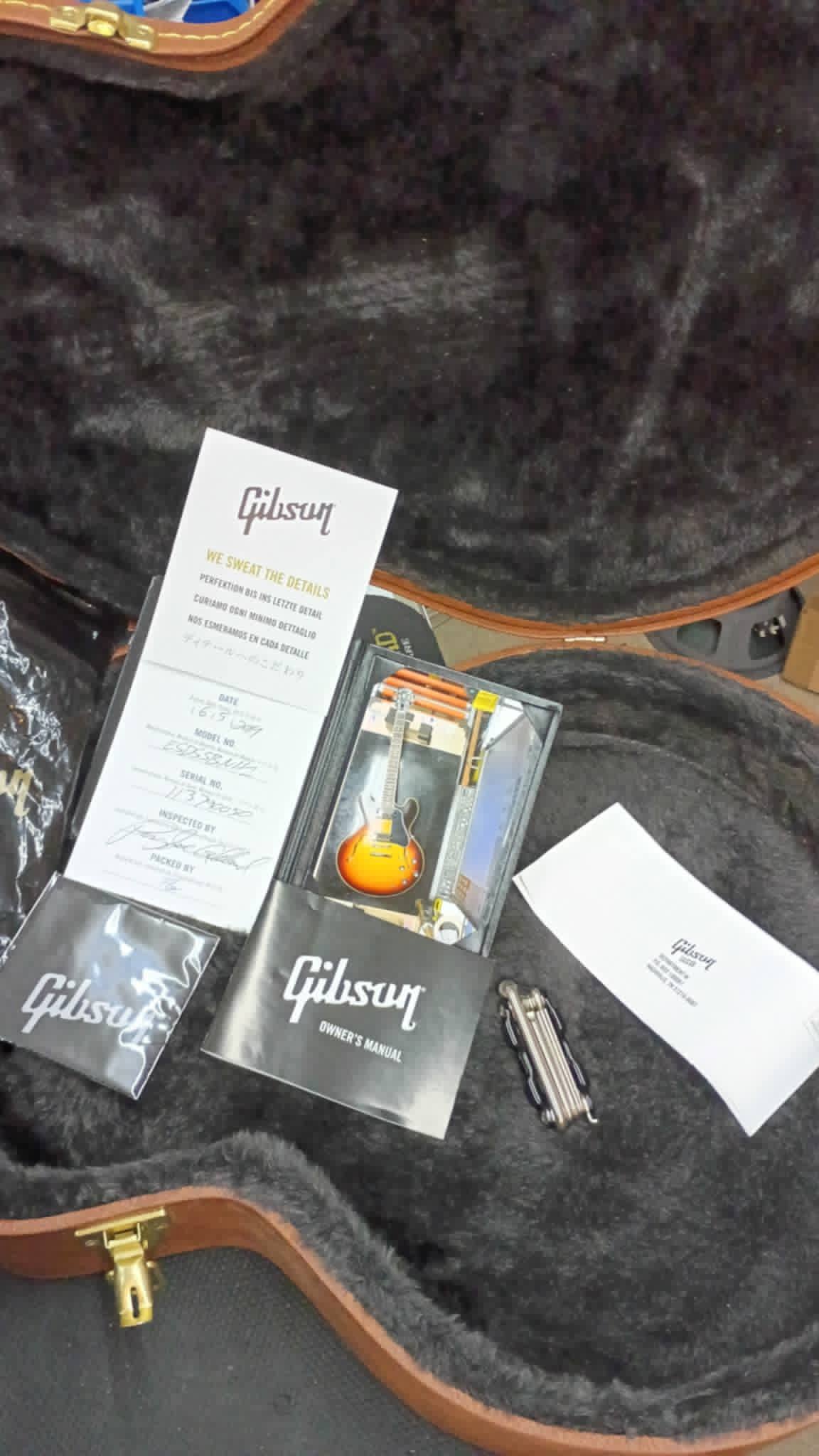 2019 Gibson ES-335 Satin – Sunset Burst – OHSC & Case Candy