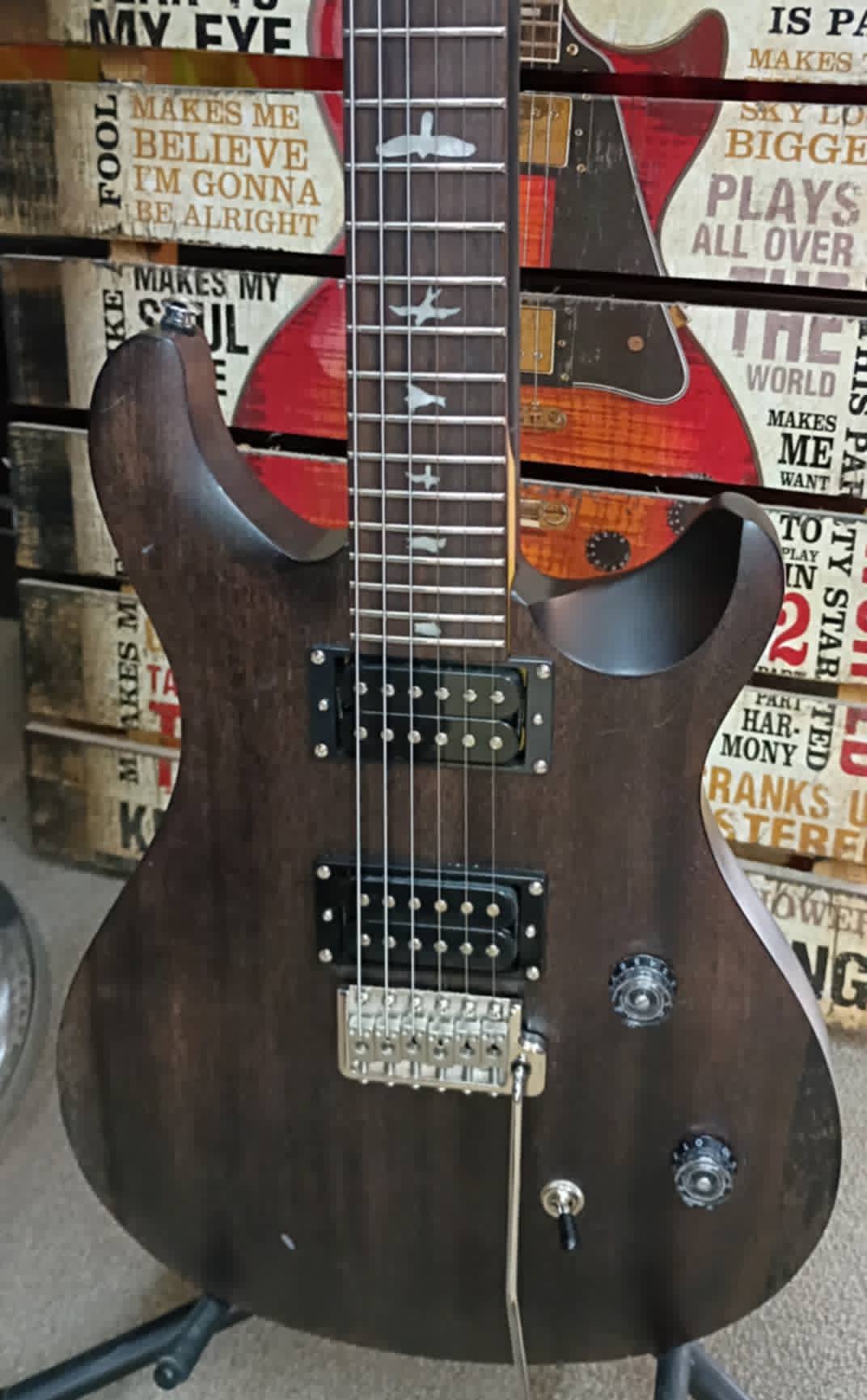 2021 PRS SE CE 24 Standard Satin – Satin Charcoal – 7.3 lbs