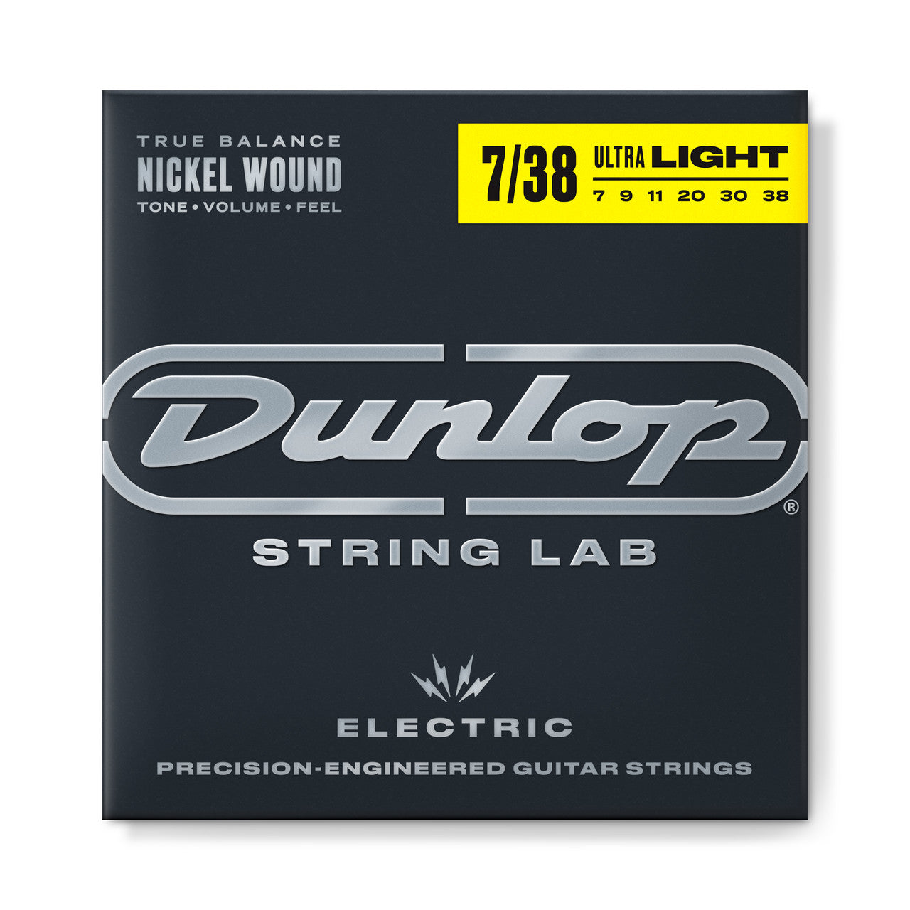 Dunlop NICKEL WOUND ELECTRIC GUITAR STRINGS 07-38