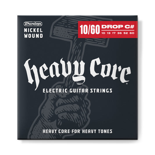 Dunlop HEAVY CORE ELECTRIC GUITAR STRINGS 10-60