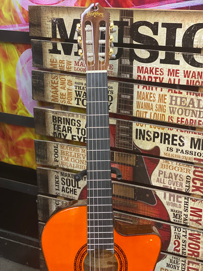 Washburn C5CE Classical Acoustic Electric - Amber - B-stock
