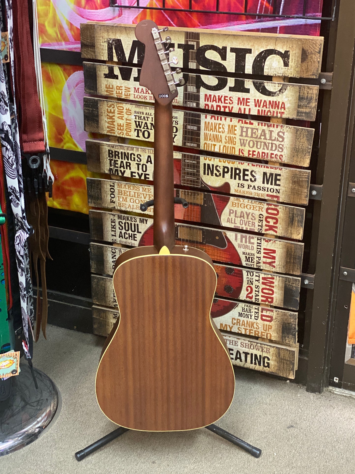 Fender Malibu Player Acoustic/Electric - Shell Pink - B-stock