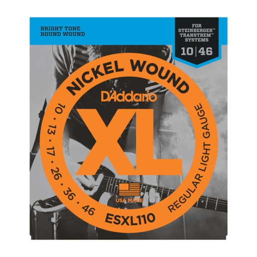 D'Addario ESXL110 10-46 Regular Light, Double Ball End, XL Nickel