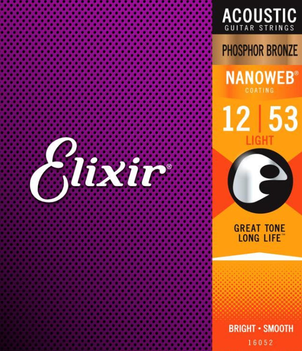 Elixir Acoustic Phosphor Nano 12-53