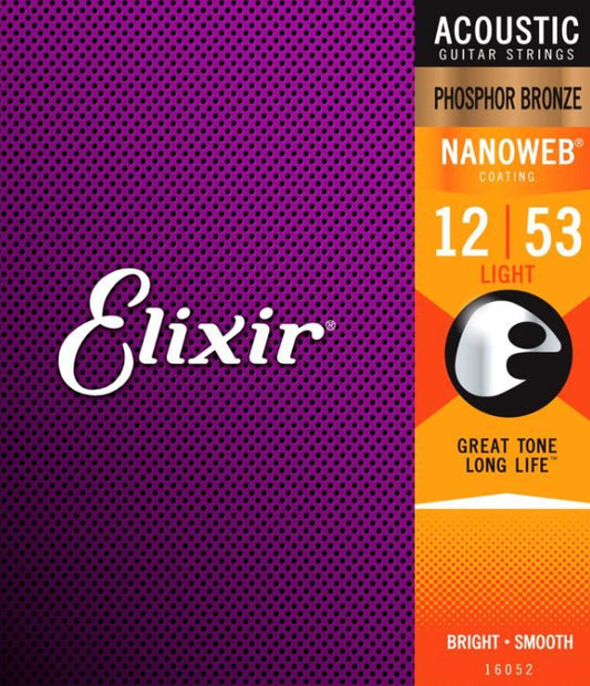 Elixir Acoustic Phosphor Nano 12-53