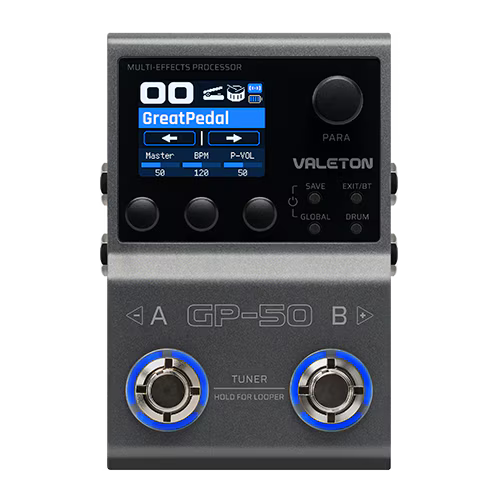 Valeton GP-50 Compact Multi-Effects Processor/NAM & IR Loader
