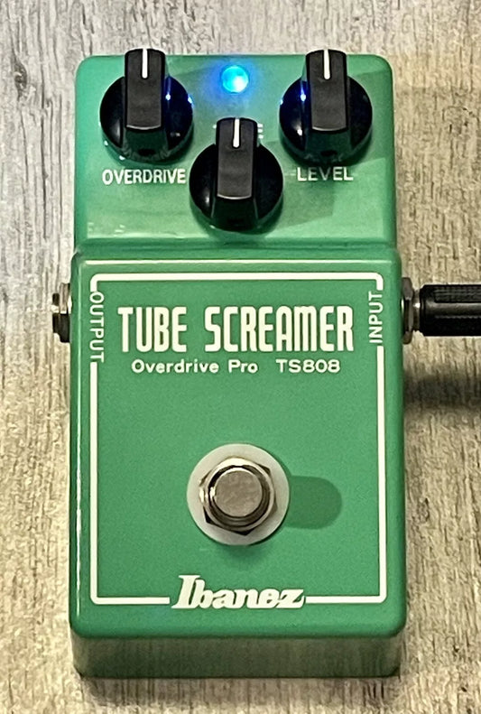 Ibanez TS808 Tube Screamer w/ Robert Keeley Mod + and True Bypass Switch by SME