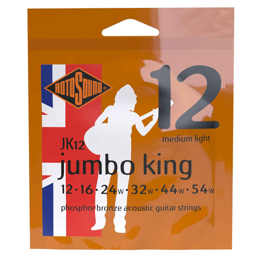 Jumbo King Acoustic Medium Light | 12-54