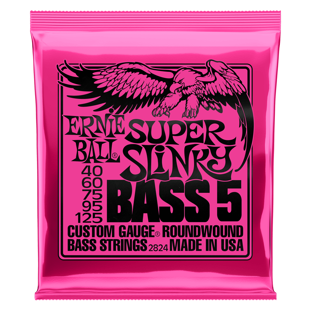 Ernie Ball Super Slinky Bass 5 Gauges .040, .060, .075, .095 .125