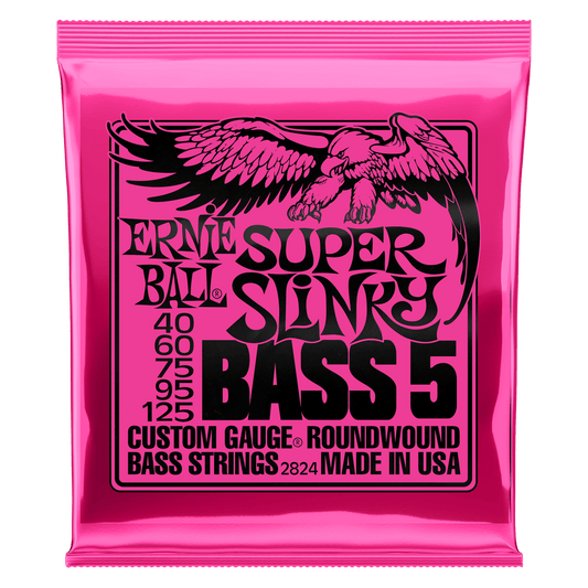 Ernie Ball Super Slinky Bass 5 Gauges .040, .060, .075, .095 .125