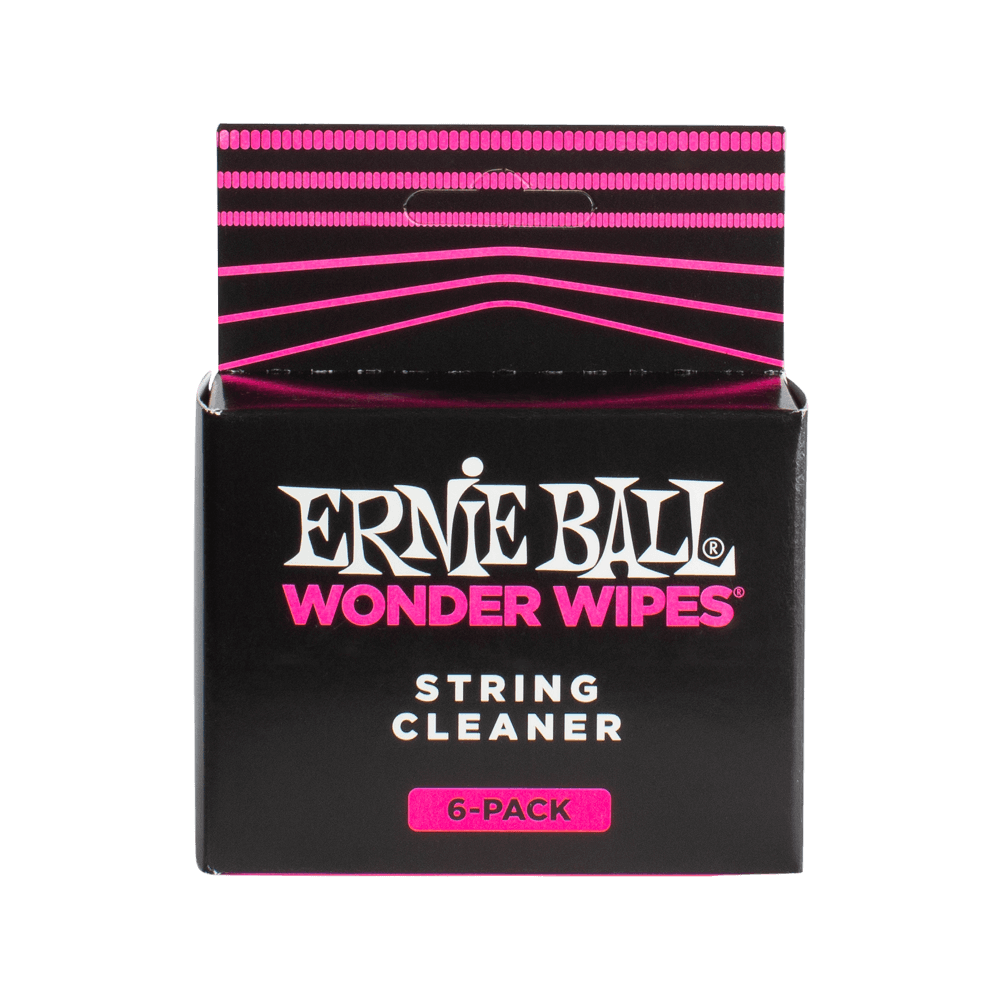 ERNIE BALL Wonder Wipes String Cleaner - 6 Pack