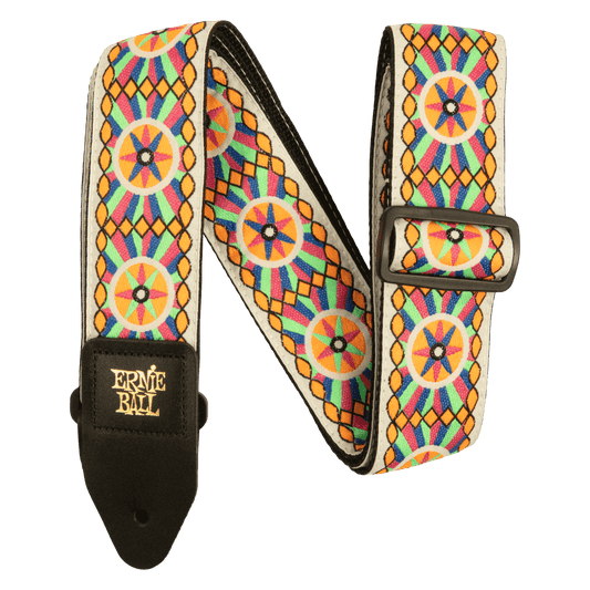 Ernie Ball Classic Jacquard Guitar Strap/Bass Strap - Candy Sun