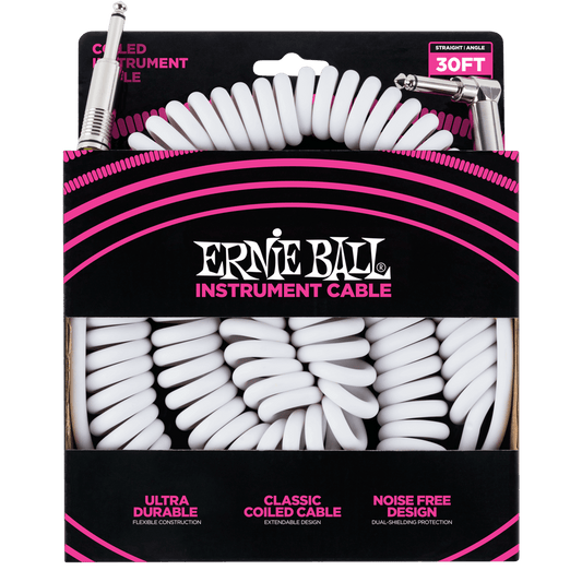Ernie Ball Coiled Instrument Cable - 30ft