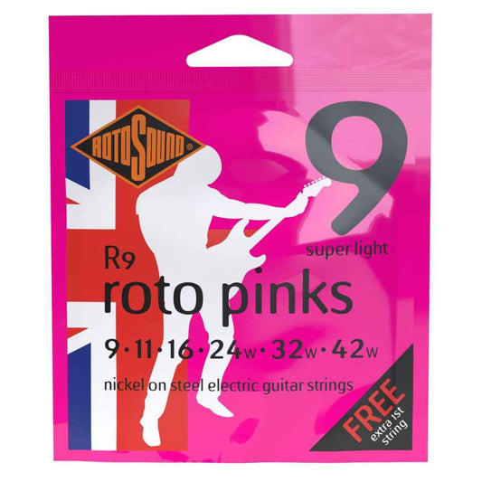 Rotosound R9 Nickel Super Light Guitar Strings 9-42