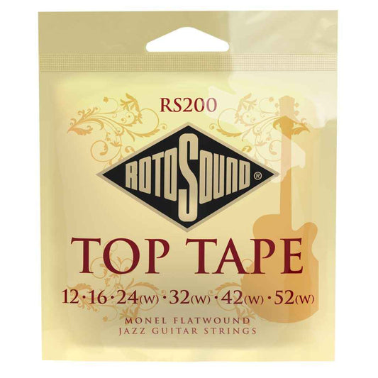 Rotosound Top Tape Monel Flatwound Guitar Strings