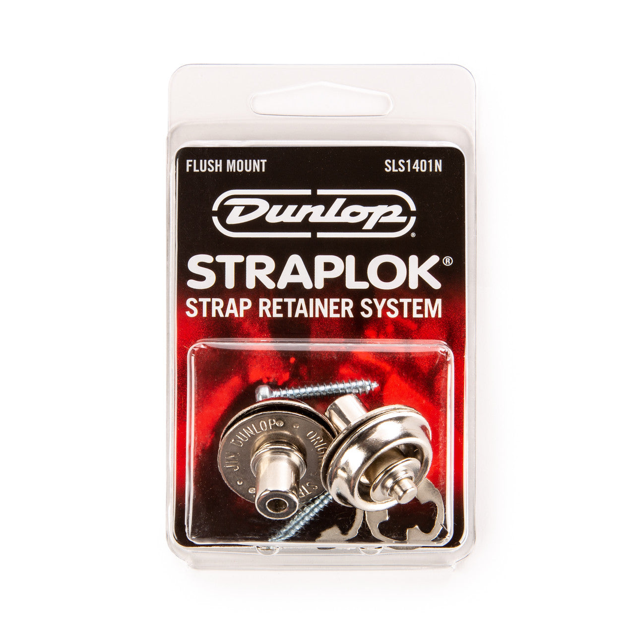 Dunlop Straplok flush mount nickel