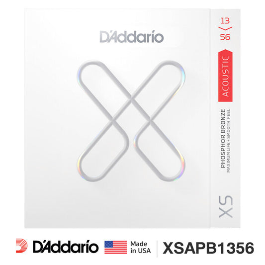 D'Addario XSAPB1356 Phosphor Bronze Coated Acoustic Guitar Strings