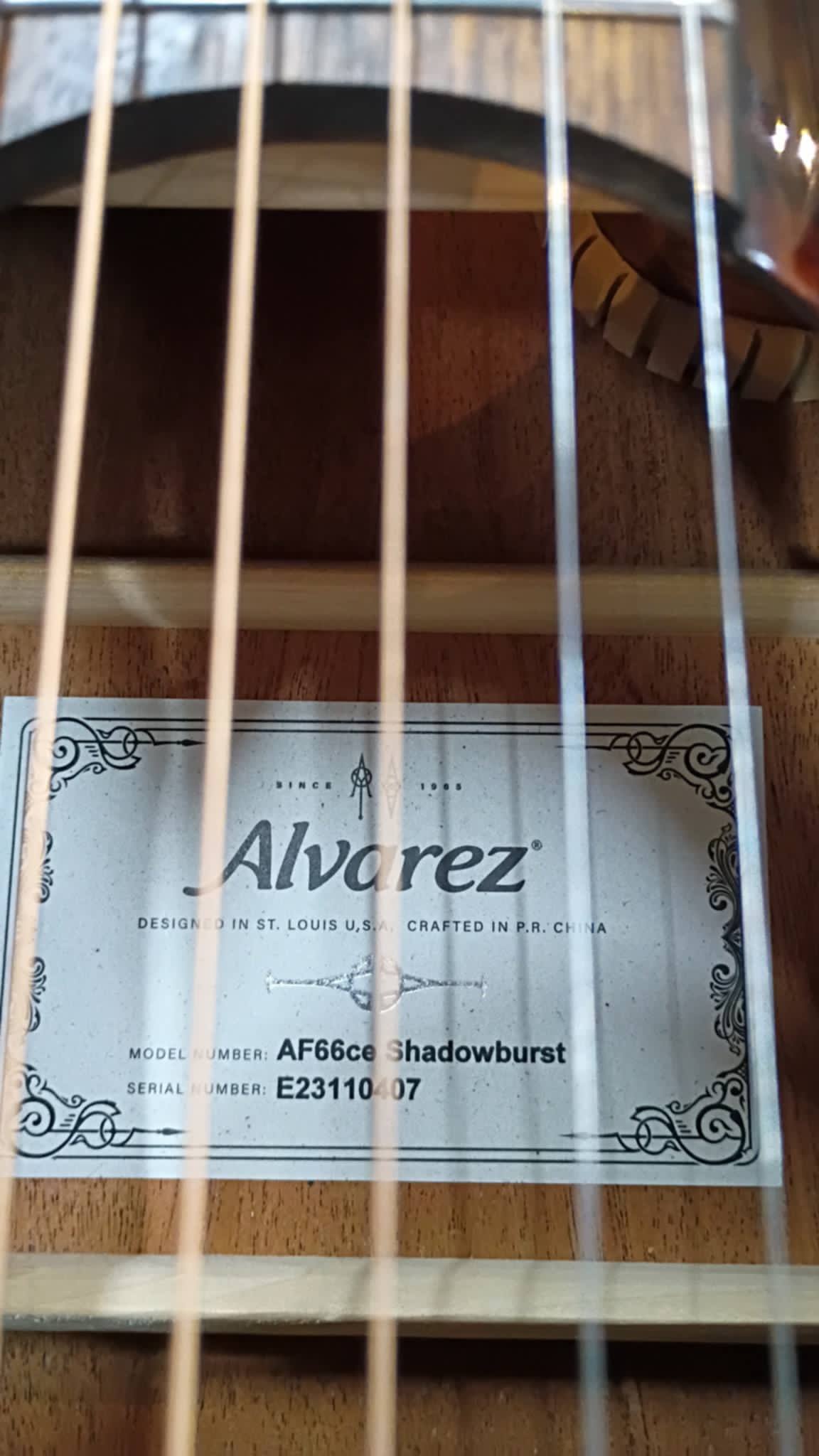 Alvarez AF66CE Shadowburst (2023) – Like New