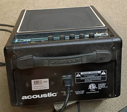 Acoustic AG15 Mini Acoustic Guitar Amp – Small Box, Surprisingly Loud - Used